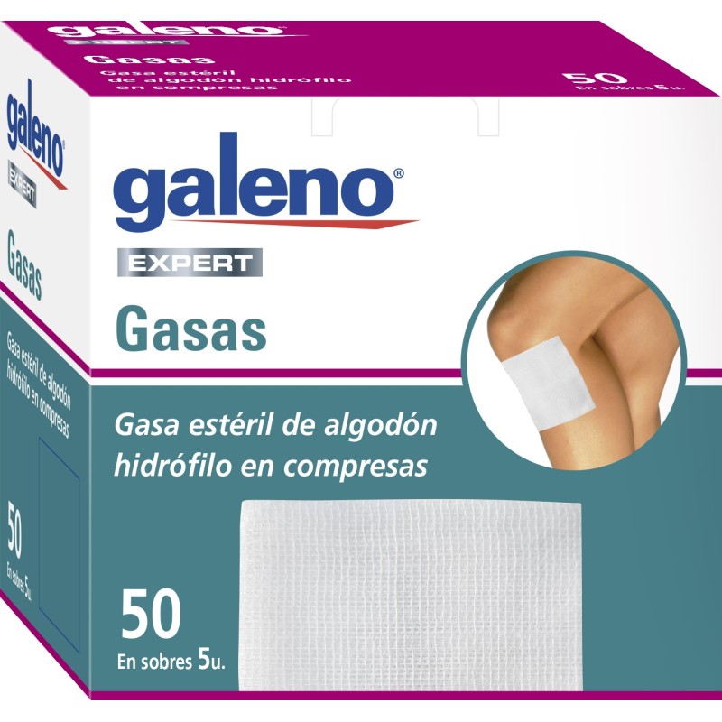 COMPRESA ESTERIL GALENO 50 UN