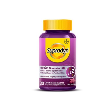 Supradyn Sueño Gummies 60 Gummies Sabor Arándanos