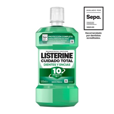 Listerine Cuidado Total Dientes y Encías 1 Botella 250 ml