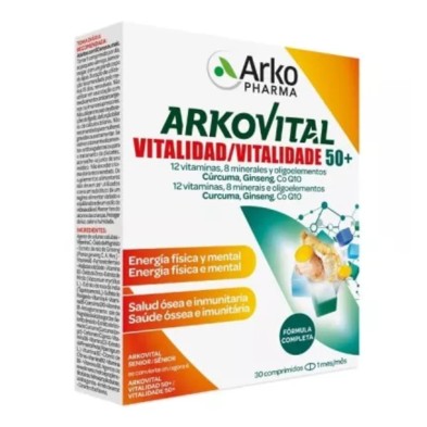 Arkovital Vitalidad 50+ 30 Comprimidos