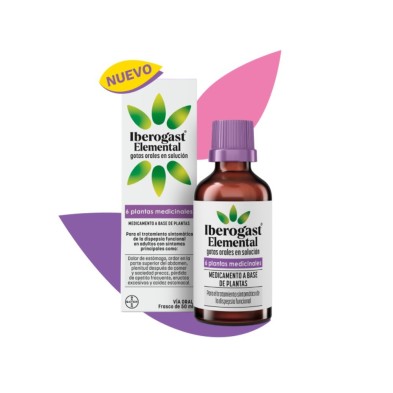 Iberogast Elemental 1 Frasco Gotas Orales en Solución 50 ml