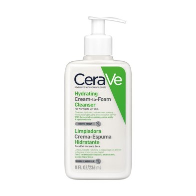 GEL Limpiador Cream To Foam Cerave 1 Envase 473 ml