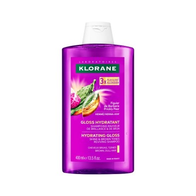 Klorane Gloss Hidratante Champú Revitalizante Brillo & Tonos Castaños 1 Envase 400 ml