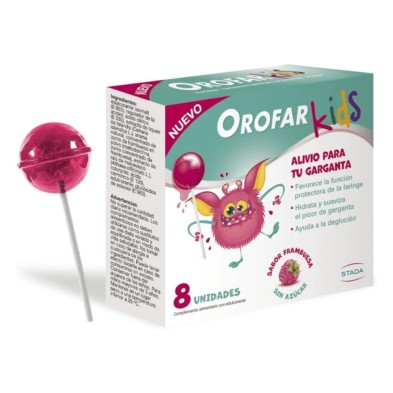 Orofar Kids 1 Piruleta Sabor Frambuesa