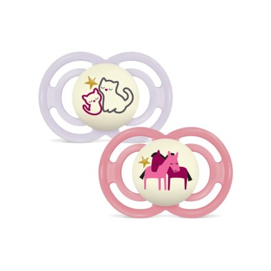 Chupete Silicona Mam Perfect Night + 16 Meses R Pack Doble