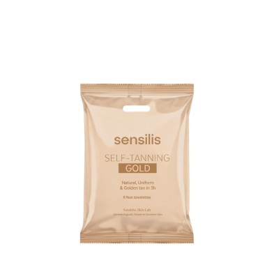 Sensilis Self Tanning Gold 6 Toallitas Pack