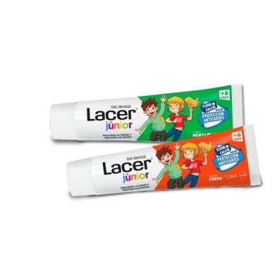 Lacer Junior Gel Dental 1 Tubo 50 ml Sabor Fresa