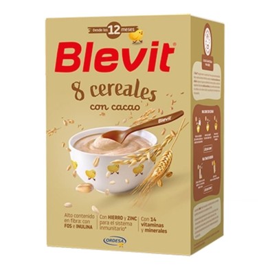 Blevit 8 Cereales con Cacao 1 Envase 500 g