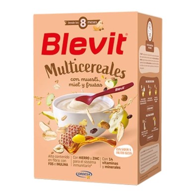 Blevit Multicereales con Miel y Frutas 1 Envase 500 g