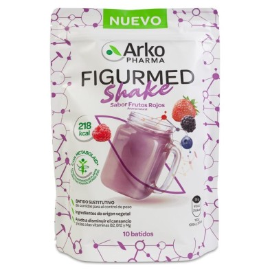 FIGURMED SHAKE BATIDO SUSTITUTIVO 1 ENVASE 350 G SABOR FRUTOS ROJOS
