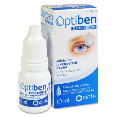 OPTIBEN OJOS SECOS GOTAS 1 FRASCO 10 ML