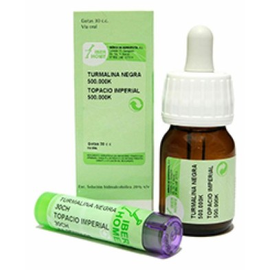 TURMALINA NEGRA - TOPACIO IMPERIAL IBERICA K700.000 GOTAS ORALES EN SOLUCION 1 ENVASE 30 ML