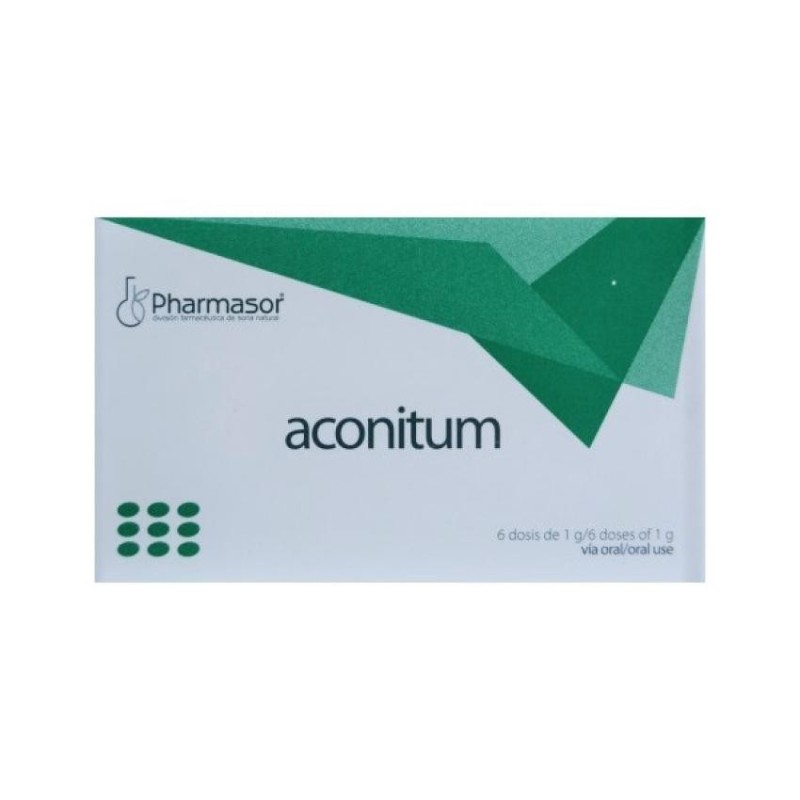 ACONITUM GLOBULOS 6 ENVASES UNIDOSIS 1 G