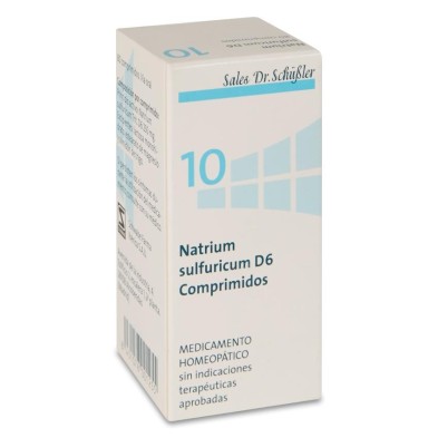 NATRIUM SULFURICUM D6 SAL Nº 10 80 COMPRIMIDOS