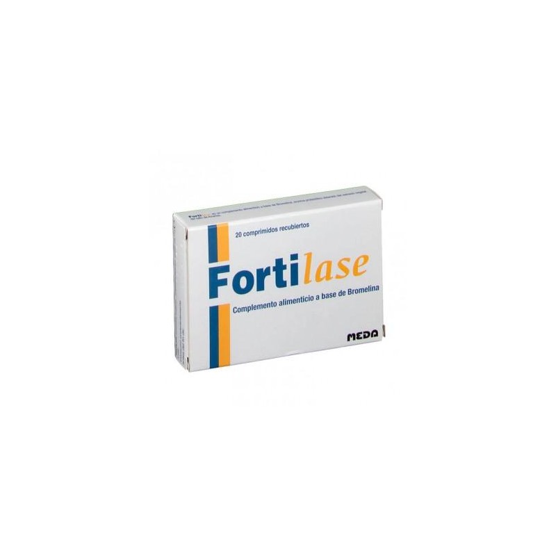 FORTILASE 20 COMPRIMIDOS RECUBIERTOS