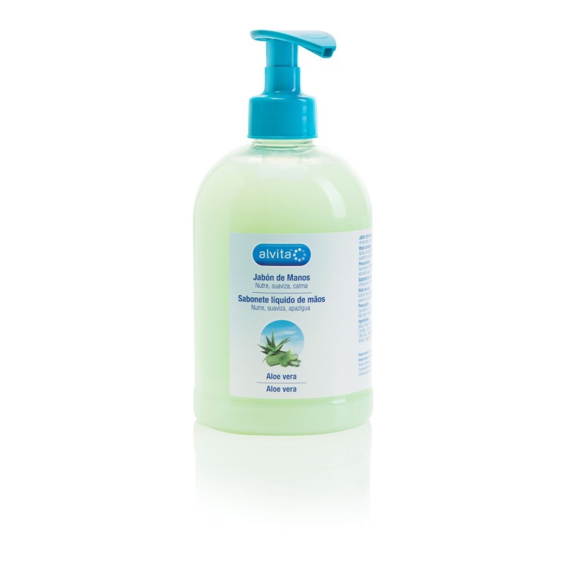 Alvita Jabón de Manos Aloe Vera 1 Envase 500 ml | Farmacia Liceo