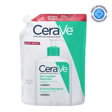 Cerave Pack Gel Limpiador Espumoso+refill