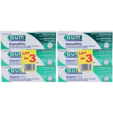 GUM Original White 3x2