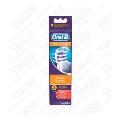RECAMBIO ORAL-B TRIZONE CEPILLO DENTAL ELÉCTRICO ORAL-B 3 UNIDADES