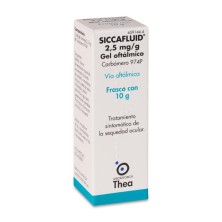 SICCAFLUID 2,5 MG/G GEL OFTALMICO 1 TUBO 10 G