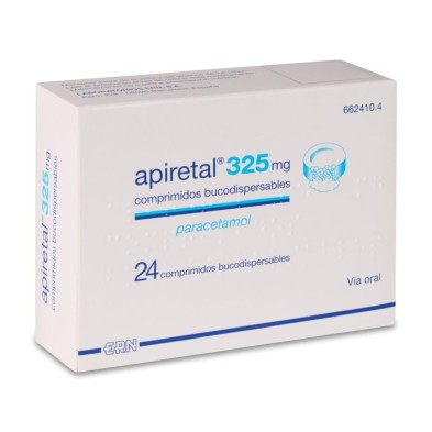 APIRETAL 325 MG 24 COMPRIMIDOS BUCODISPERSABLES