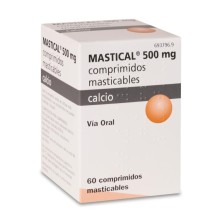 MASTICAL 1250 MG (500 MG CA) 60 COMPRIMIDOS MASTICABLES