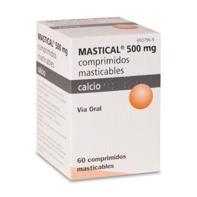 MASTICAL 1250 MG (500 MG CA) 60 COMPRIMIDOS MASTICABLES