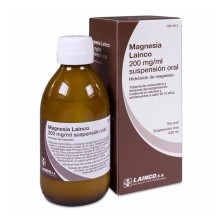 MAGNESIA LAINCO 200 MG/ML SUSPENSION ORAL 1 FRASCO 220 ML