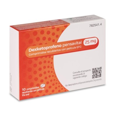 DOLKEFLEX EFG 25 MG 10 COMPRIMIDOS RECUBIERTOS