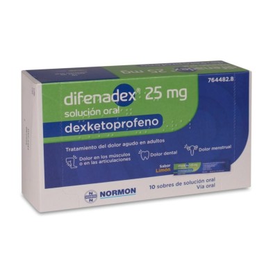 DIFENADEX 25 MG 10 SOBRES SOLUCION ORAL