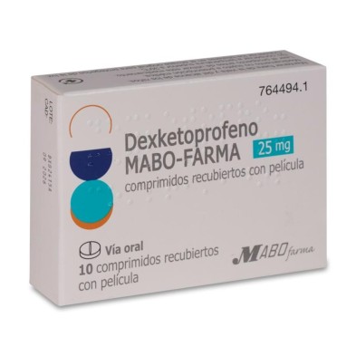 DEXKETOPROFENO MABO-FARMA 25 MG 10 COMPRIMIDOS RECUBIERTOS