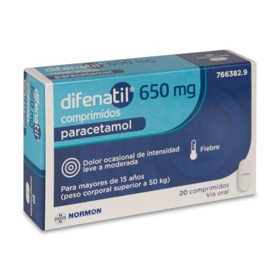 DIFENATIL 650 MG 20 COMPRIMIDOS