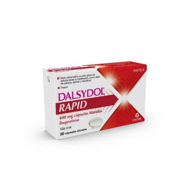 DALSYDOL RAPID 400 MG 20 CAPSULAS BLANDAS