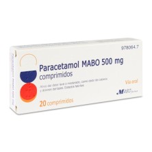 PARACETAMOL MABO 500 MG 20 COMPRIMIDOS