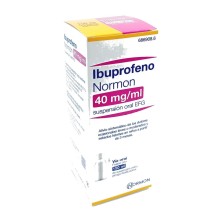 IBUPROFENO NORMON EFG 40 MG/ML SUSPENSION ORAL 1 FRASCO 150 ML