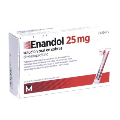 ENANDOL 25 MG 16 SOBRES SOLUCION ORAL