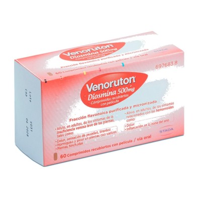 VENORUTON DIOSMINA 500 MG 30 COMPRIMIDOS RECUBIERTOS