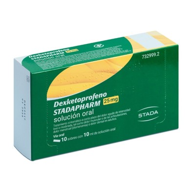 DEXKETOPROFENO STADAPHARM EFG 25 MG 10 SOBRES SOLUCION ORAL 10 ML