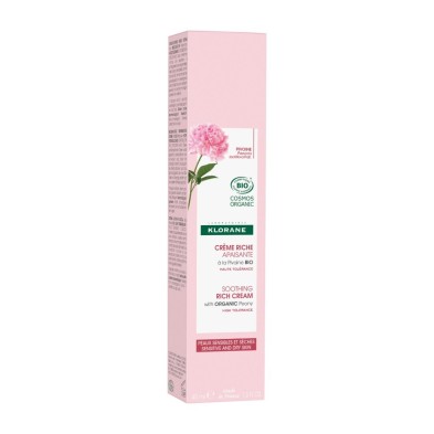 Klorane Crema Rica Calmante a la Peonia Bio 1 Envase 40 ml