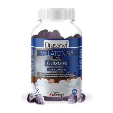 Melatonina con Vitamina B6 45 Gominolas Sabor Cereza