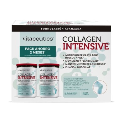 Vitaceutics Collagen Intensive 2 Botes 405 g Sabor Cítrico