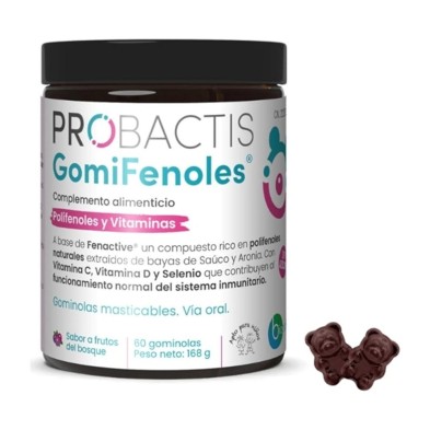 Probactis Gomifenoles 60 Gominolas Sabor Frutos del Bosque