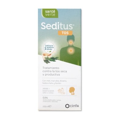 Sante Verte Seditus Tos Adulto 1 Frasco 200 ml Sabor Cereza