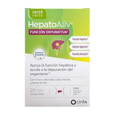 Sante Verte Hepatoaliv 20 Comprimidos