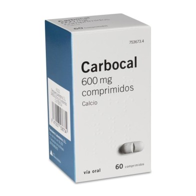 CARBOCAL 1500 MG (600 MG CA) 60 COMPRIMIDOS