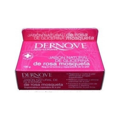 DERNOVE JABÓN NATURAL DE GLICERINA Y ROSA MOSQUETA