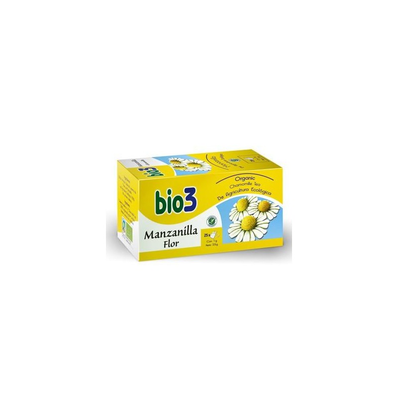 BIO3 MANZANILLA ECOLÓGICA 1.5 GR 25 FILTROS