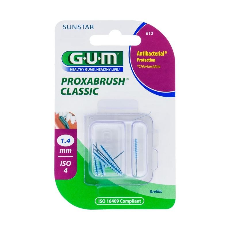 CEPILLO INTERDENTAL RECAMBIO GUM 612 PROXABRUSH 8 UNIDADES