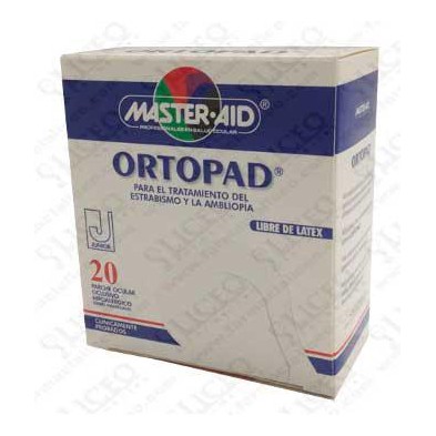 PARCHES OCULARES MASTER AID ORTOPAD JUNIOR 20 PARCHES
