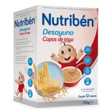 NUTRIBEN DESAYUNO COPOS DE TRIGO CON FRUTAS 750 GR
